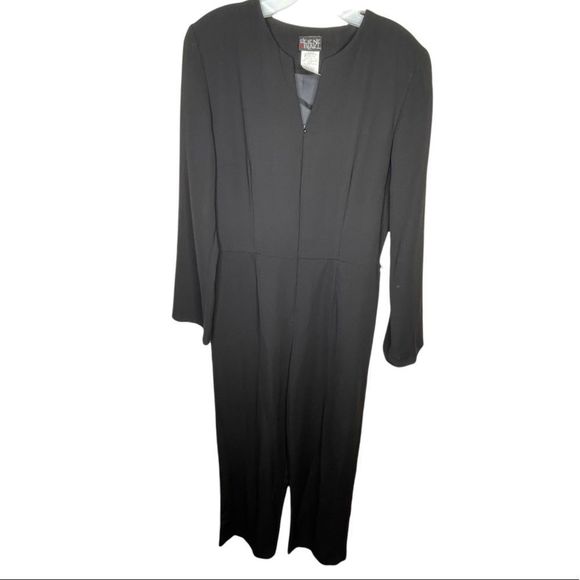 Vintage Helene Blake Black Jumpsuit - Picture 1 of 7
